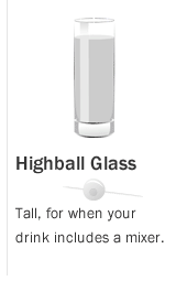 Image of Highball Glass for Virgin Mary