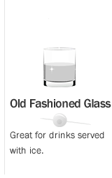 Image of Old-Fashioned Glass for Silver Nest